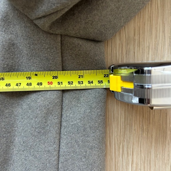 NWT Uniqlo U Lemaire Women's Tailored Coat FW22 Beige Wool Blend S Oversized - Picture 12 of 14